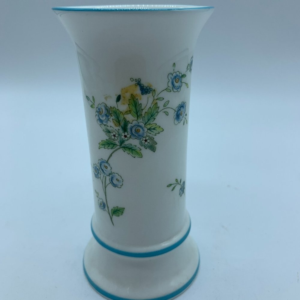 Vintage Coalport Bone China Vase Floral Design
